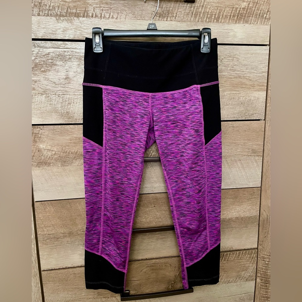 Pink/Purple/Black Athletic Leggings